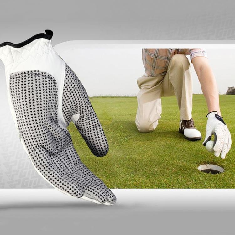 Sheepskin Anti-slip Golf Gloves - Left Hand Size 25#