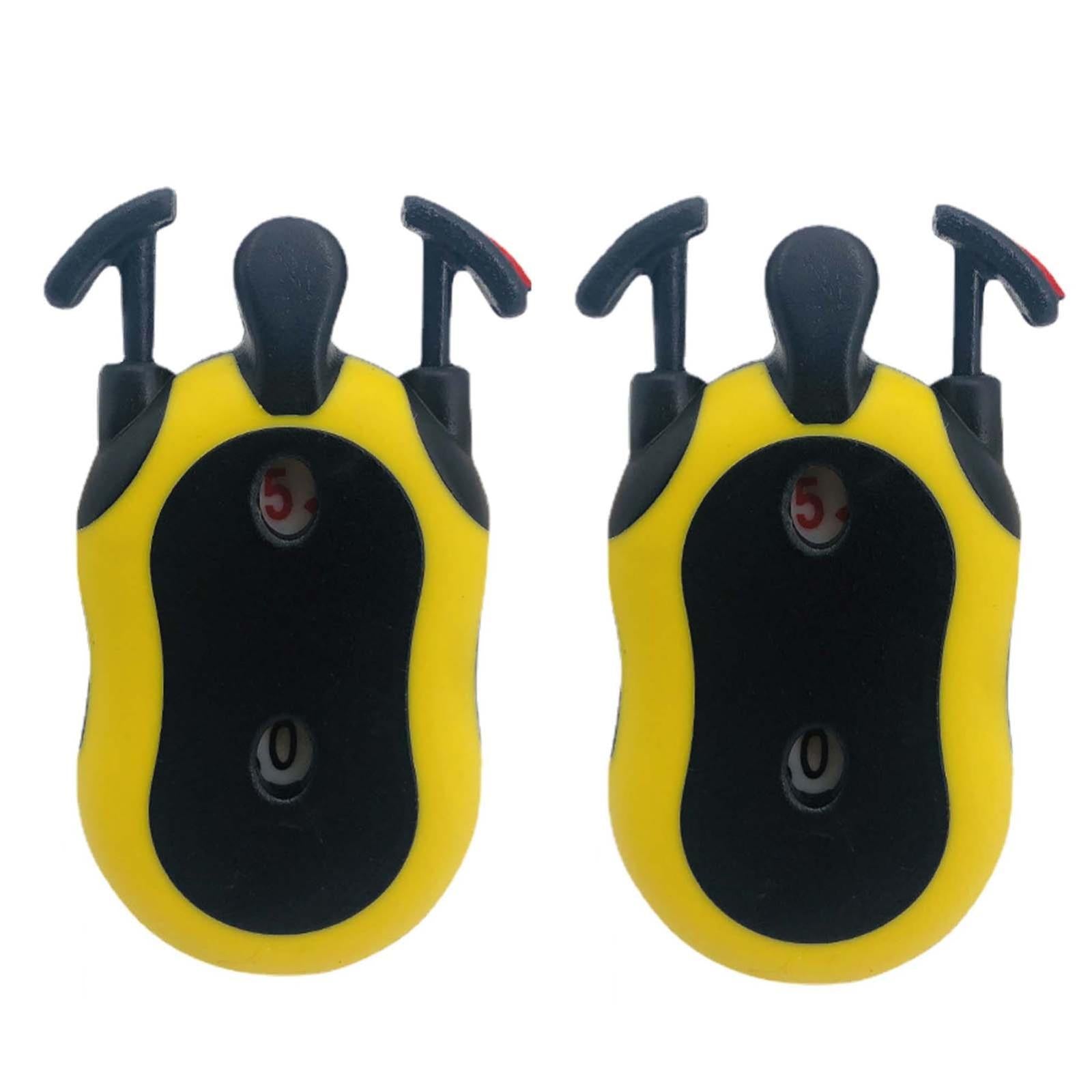 2-pack Golf Double Hole Plastic Scorer
