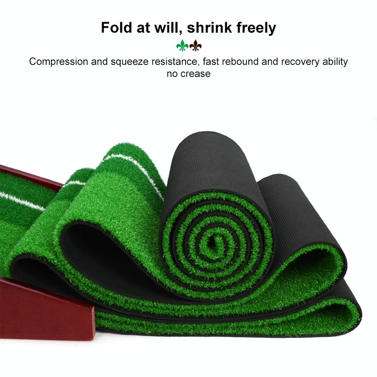 3m Golf Solid Wood Putter Trainer Practice Set Training Mat