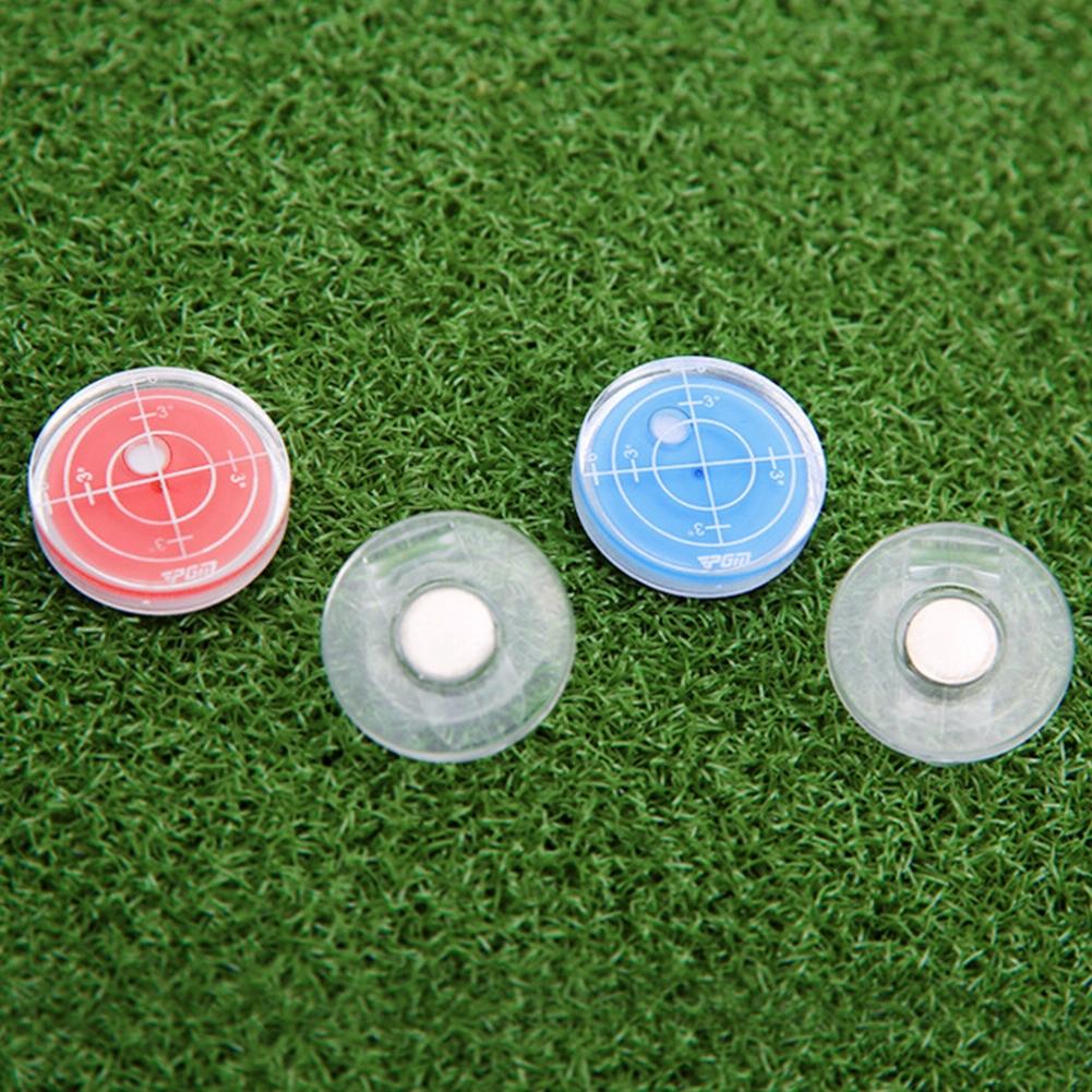 Magnetic Golf Cap Clip with Ball Marker - Mk011 - Red