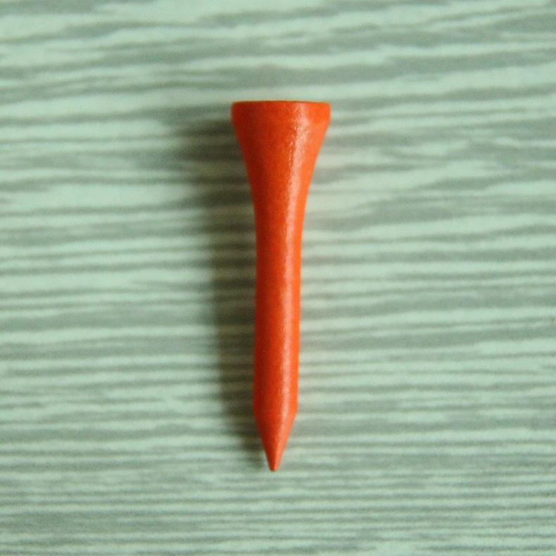 40 Wooden Golf Tees with Ball Holder - 42Mm