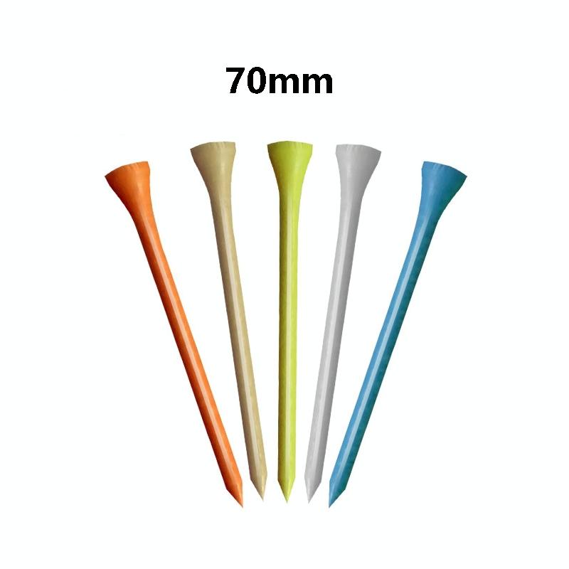 40 Wooden Golf Tees with Ball Holder - 42Mm