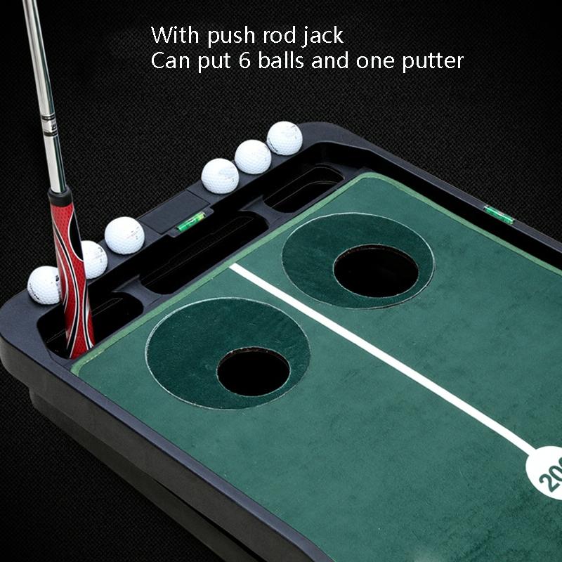 Tl010 Indoor Golf Adjustable Slope Push Rod Practice Home Velvet Practice Blanket Single Exercise Device English Packaging