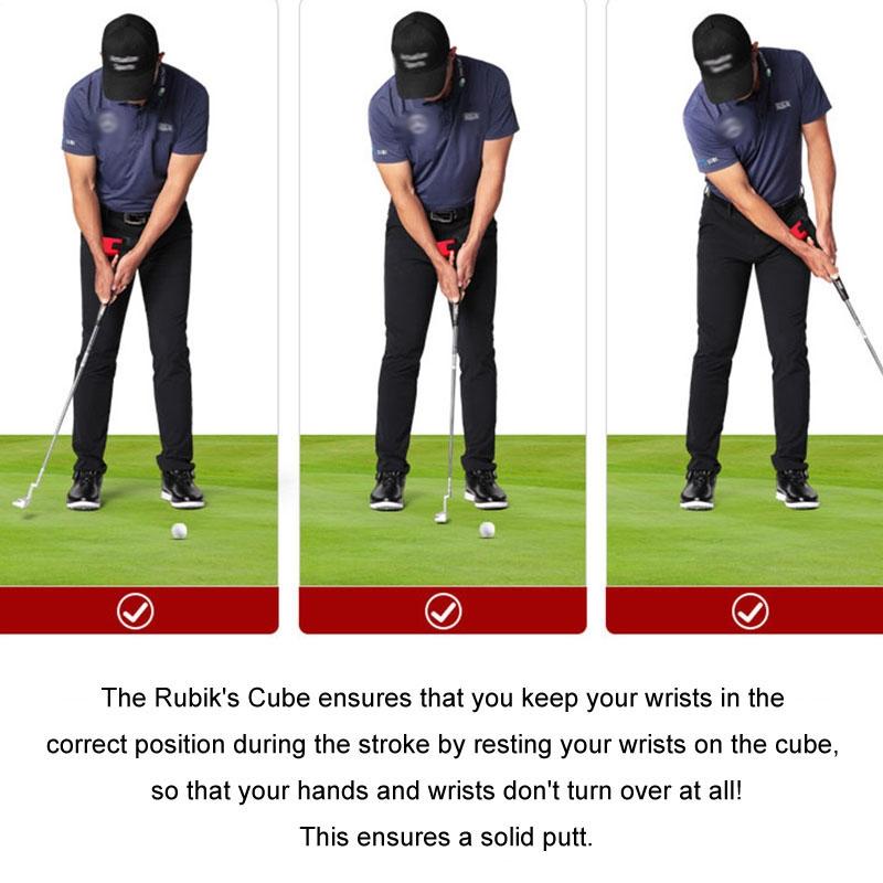 Improve Golf Posture with Putter Wrist Fixer Set - Blue