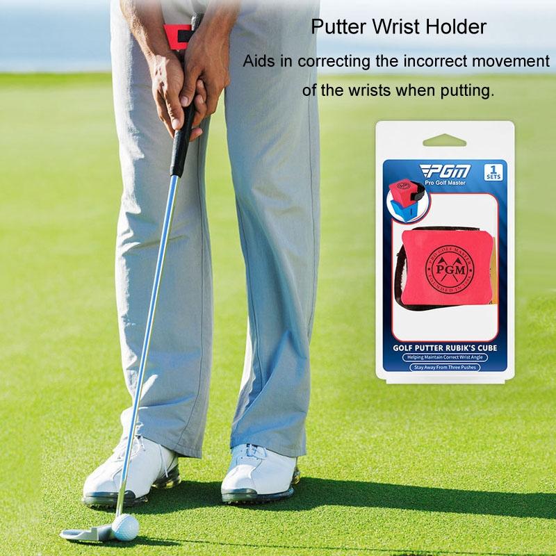 Improve Golf Posture with Putter Wrist Fixer Set - Blue