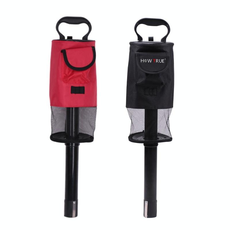 Detachable Golf Ball Picker - Standing - Black