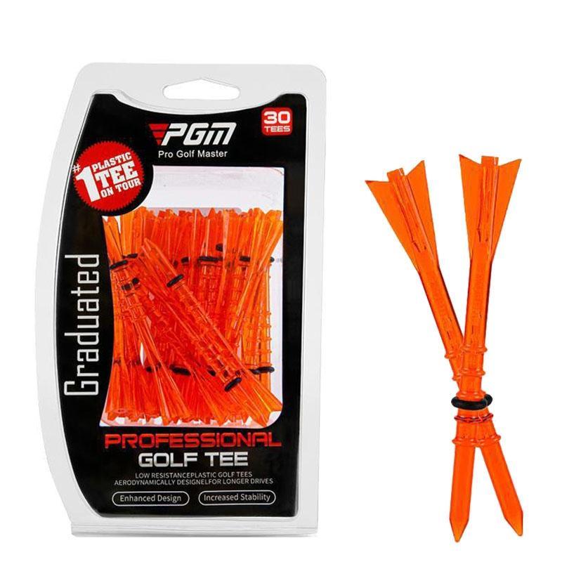 30 Adjustable Golf Tees with 83mm Height Limit - Set of 30 - Blue