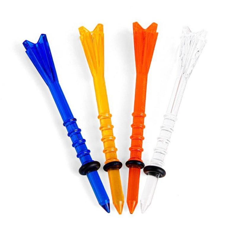 30 Adjustable Golf Tees with 83mm Height Limit - Set of 30 - Blue