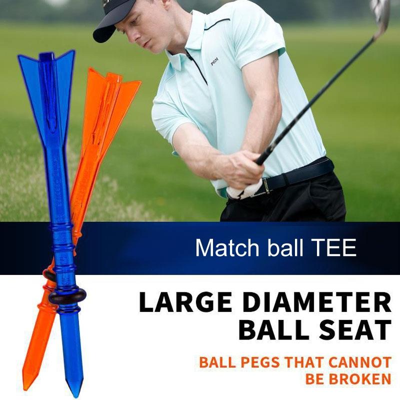 30 Adjustable Golf Tees with 83mm Height Limit - Set of 30 - Blue