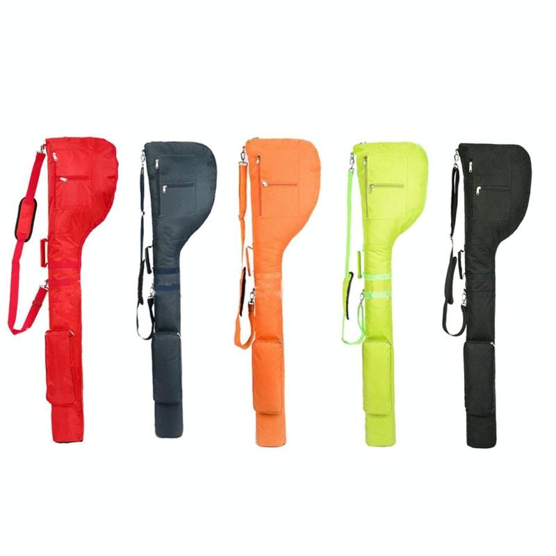 Portable Nylon Golf Bag - Lightweight and Durable - Blue