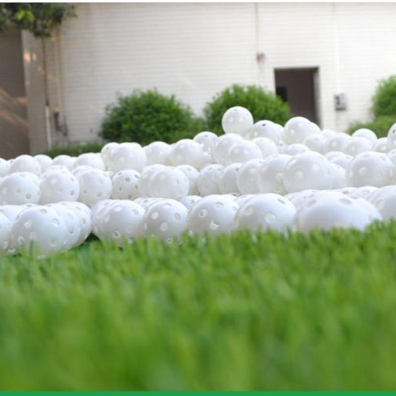 10-piece Indoor Golf Exercise Hollow Balls - Available - Yellow