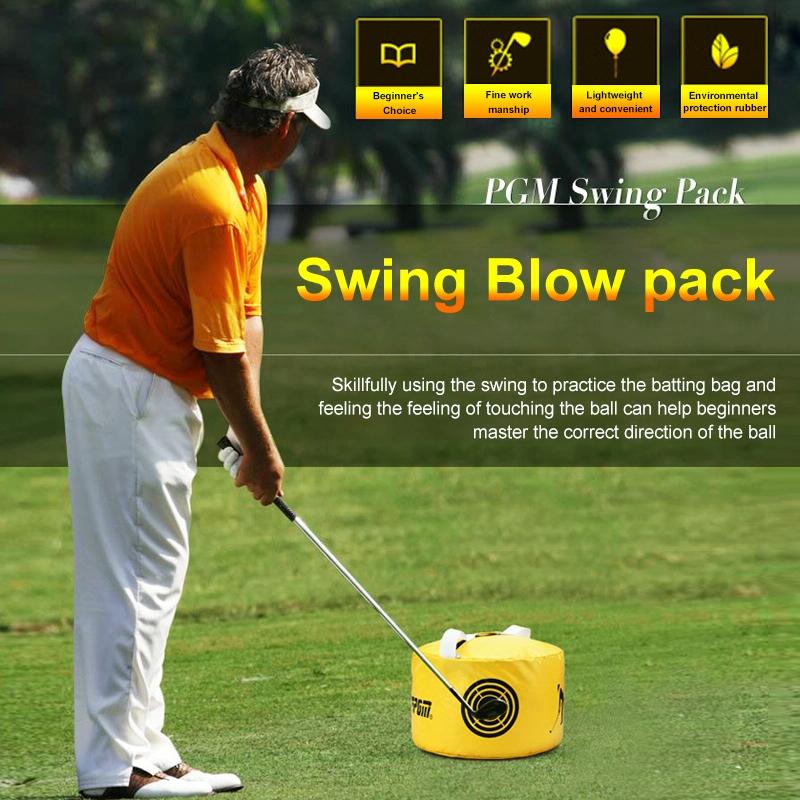Versatile Golf Impact Trainer - Waterproof 26x44cm - Yellow