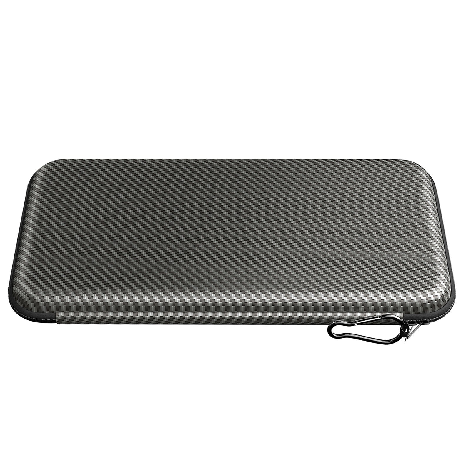 Premium Golf Glove Holder Case - Keeps Gloves Dry & Shaped, Carbon Fiber Look with Hook (Gloves Not Included)