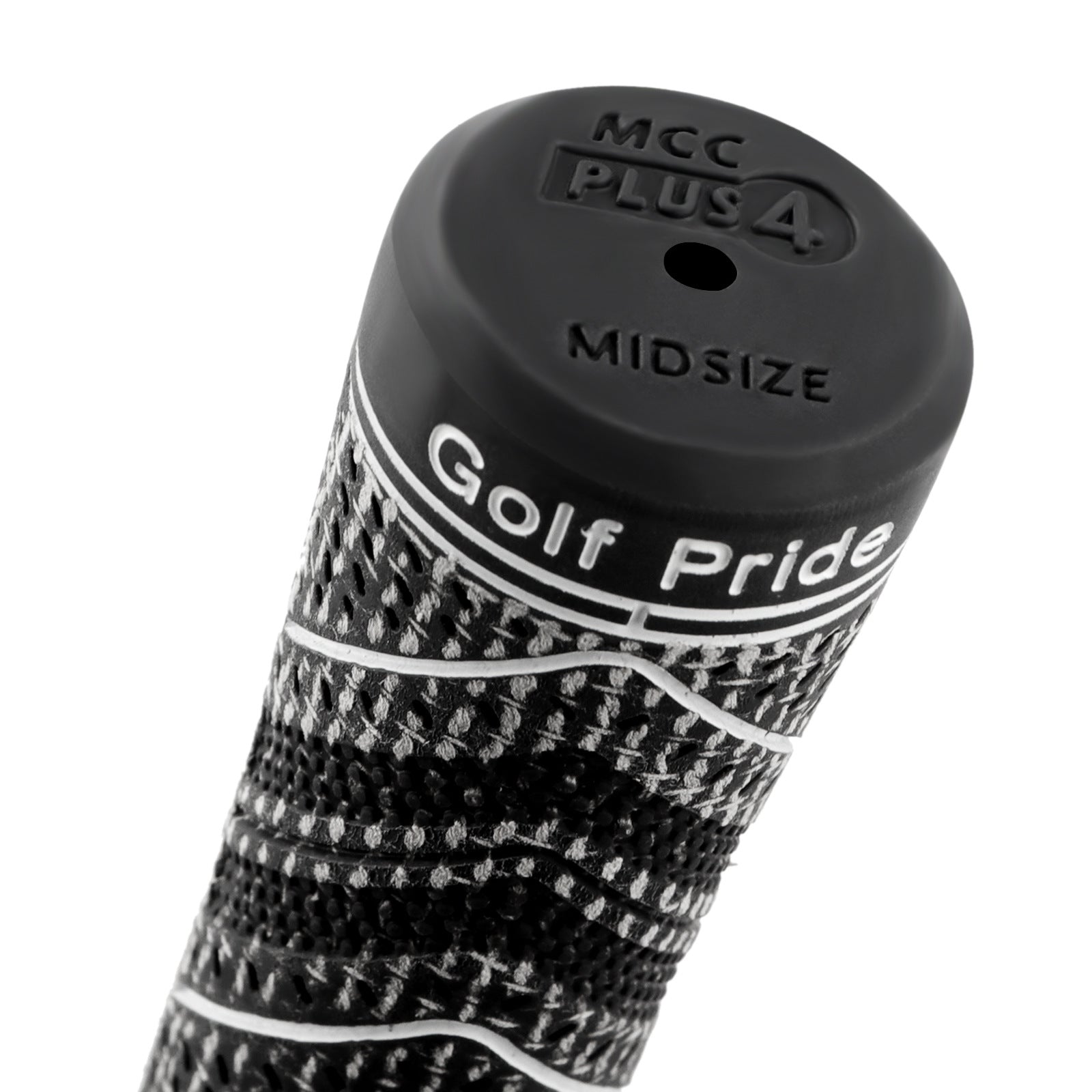 2 Pcs Red MCC PLUS4 Midsize Golf Grip - Rubber and Cotton Thread Hybrid, 265 mm, 72g, Core 60