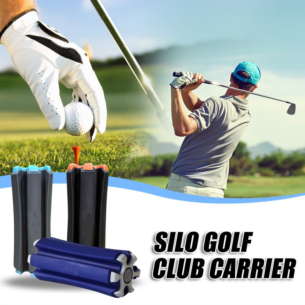 Blue And White Golf Club Carrier 2-Pack - Durable ABS+PET Golf Club Holder for Secure Storage and Easy Transport