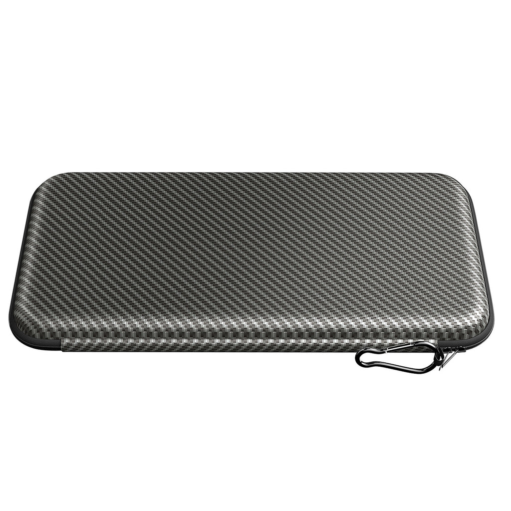 Grey Golf Glove Bag with Dual Glove Support Frame & Hook - Convenient Storage for Tees, Ball Markers and Golf Accessories